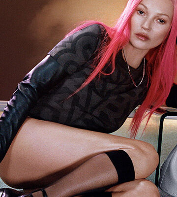 Kate Moss Models MARC JACOBS Resort 2023 Collection