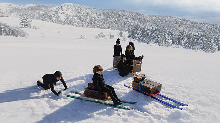 Louis Vuitton Holiday 2022 Campaign Snow
