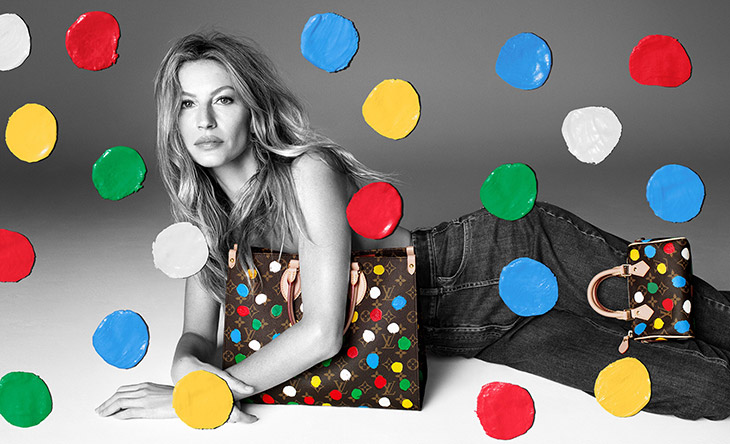 Gisele Bündchen, Anok Yai & Fei Fei Sun Model Louis Vuitton x Yayoi Kusama  Collection