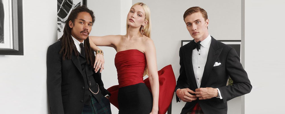 Gigi Hadid and Angus Cloud for Ralph Lauren Fragrances