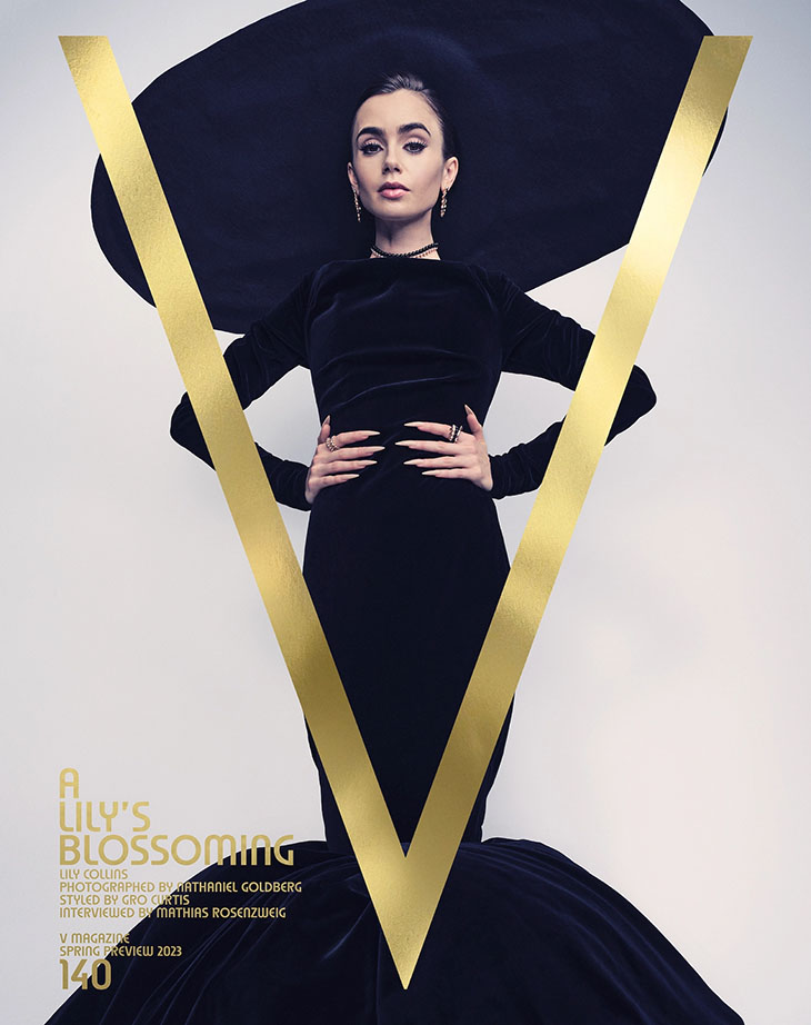 Lily Collins V Magazine Presents the Chanel Book: the Subjects – Star Style