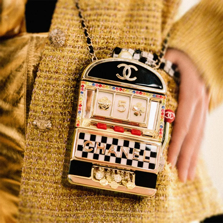 CHANEL Minaudiere Bags Include Slot Machine and Helmet