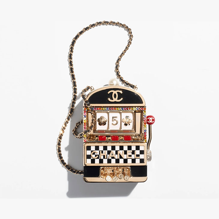 CHANEL Minaudiere Bags Include Slot Machine and Helmet