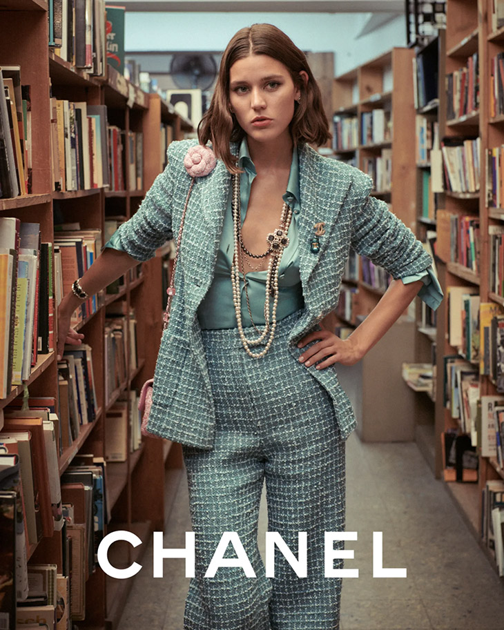 The article: CHANEL Spring-Summer 2023 pre-collection - VIVIENNE ROHNER,  FACE AND MUSE OF THE COLLECTION