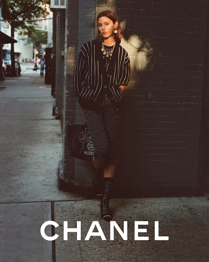 Vivienne Rohner Models CHANEL Pre-Spring 2023 Collection