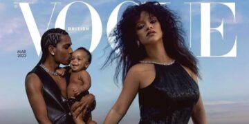 Rihanna, A$AP Rocky & their Baby Boy Cover British Vogue March 2023 Issue