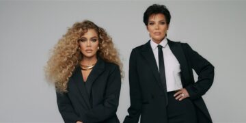 Khloe Kardashian & Kris Jenner Pose for GOOD AMERICAN Bosswear Collection
