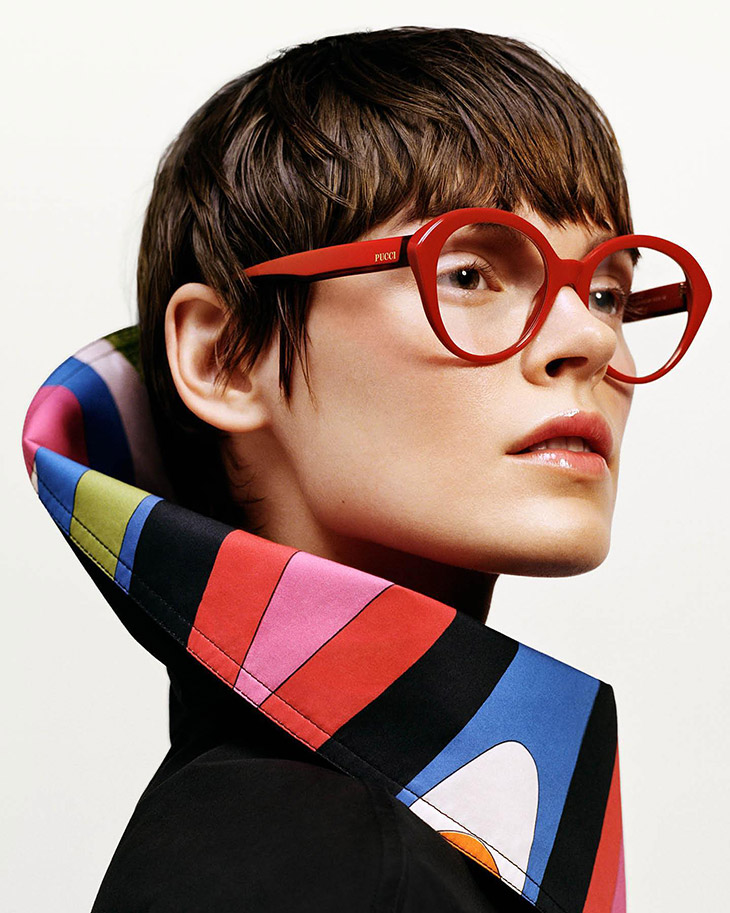 Cara Taylor Models Pucci Spring Summer 2023 Eyewear Collection