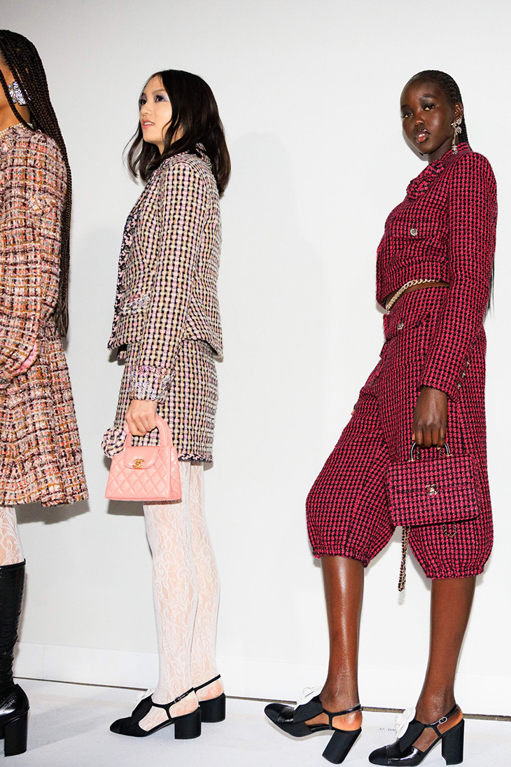 Backstage at CHANEL Fall Winter 2025 Runway Show In Paris
