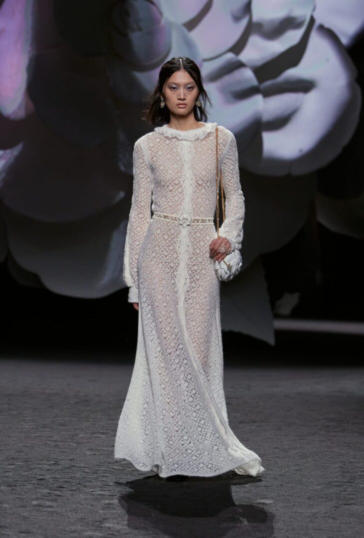 chanel lace dress