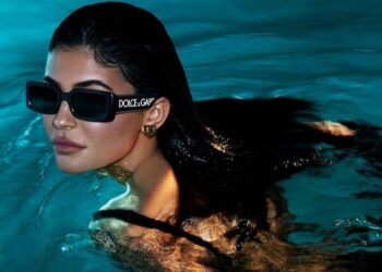 Kylie Jenner Models DOLCE&GABBANA Eyewear Collection