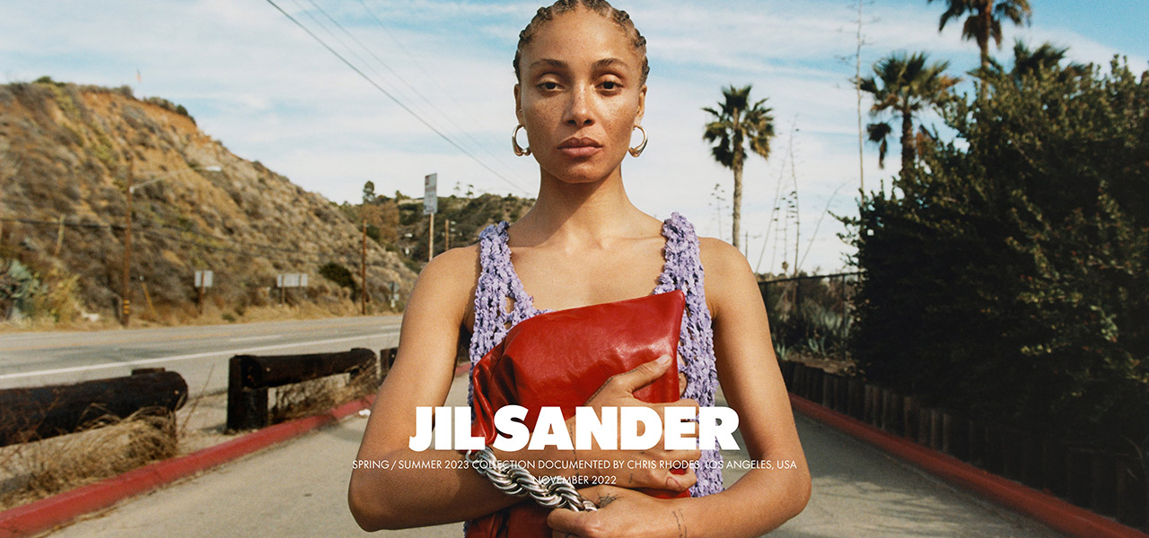 【あゆちゃん】JIL SANDER　フラノウール　ジップアップボンバー Jil Sander ジップアップ ボンバージャケット | ブルー | FARFETCH JP