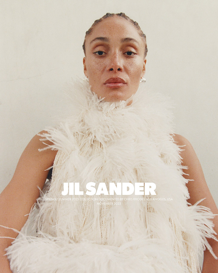 Adwoa Aboah Models JIL SANDER Spring Summer 2023 Looks