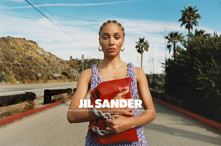 Adwoa Aboah Models JIL SANDER Spring Summer 2023 Looks