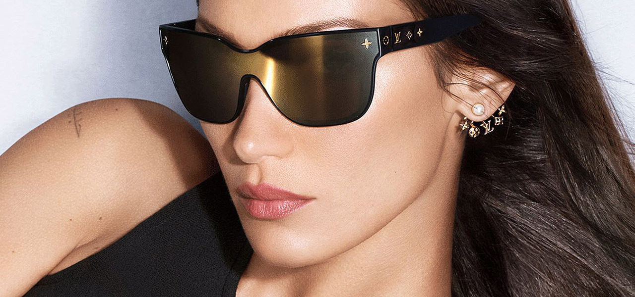 Sunseekers Bella Hadid, Ouyang Nana in Louis Vuitton 2023 Sunglasses by  Steven Meisel — Anne of Carversville