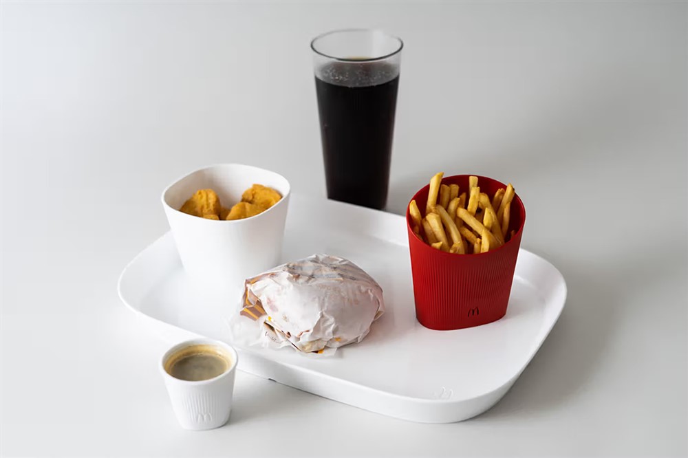 McDonald's France and Elium Studio Introduce Reusable Tableware