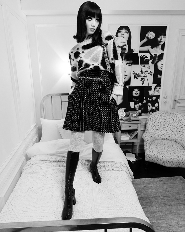 Nana Komatsu in Chanel on Vogue Japan March 2022 by Akinori Ito   fashionotography