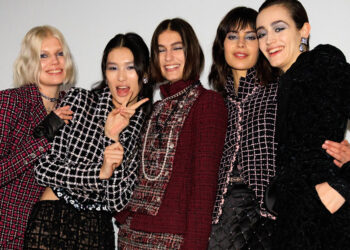 Backstage at CHANEL Fall Winter 2023 Runway Show In Paris