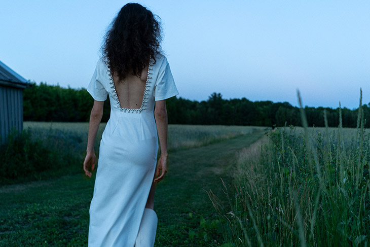 navy blue dress for baby girl THT- Over 50- Can You Wear A Backless Dress? - main image 0