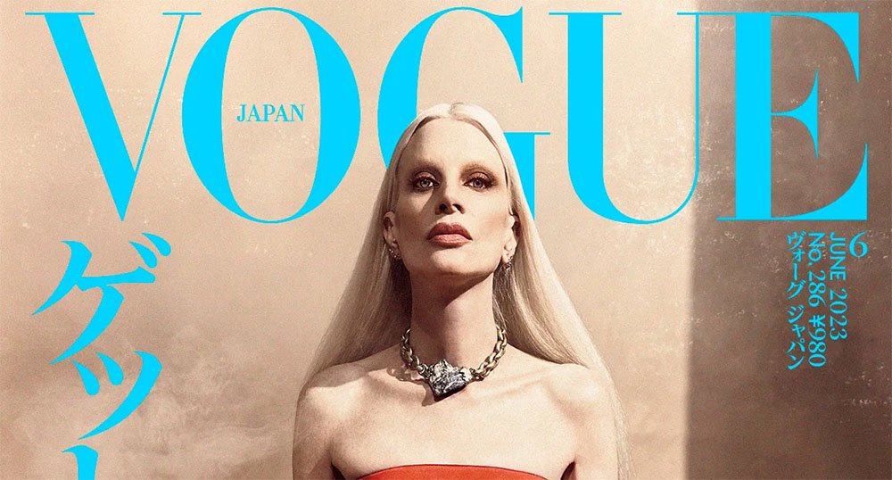 Kristen McMenamy Covers VOGUE Japan June 2023 Issue