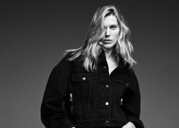 Iselin Steiro Models ZARA Spring Summer 2023 Denim Collection