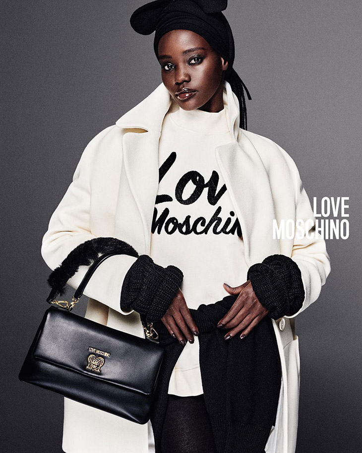 Angair Biong Models LOVE Moschino Fall Winter 2023 Collection