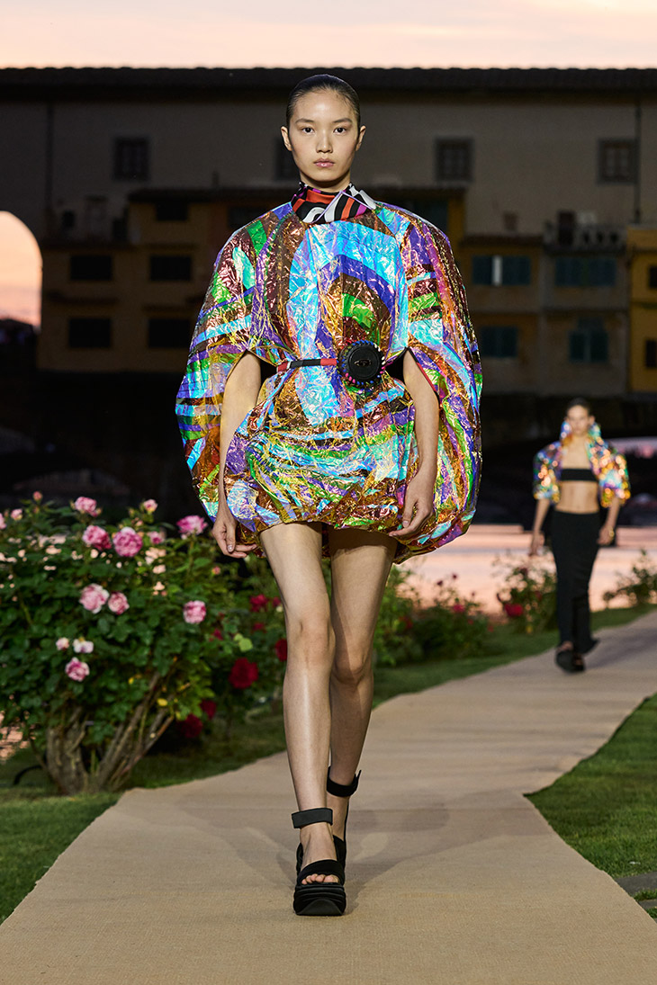 I watched the Emilio Pucci show from Ponte Vecchio