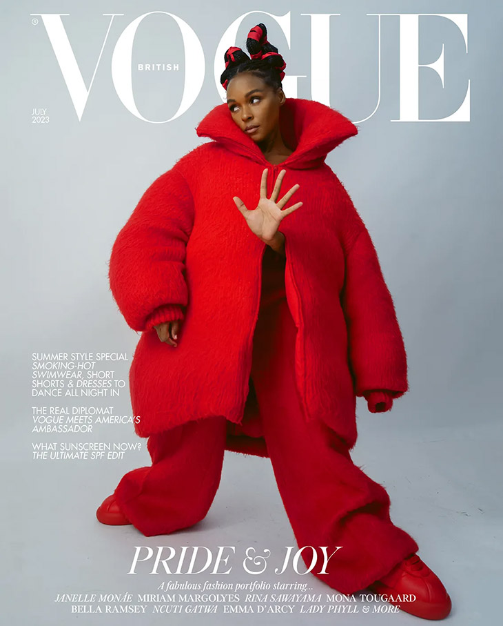 Janelle Monae, Rina Sawayama & Miriam Margolyes Cover British Vogue