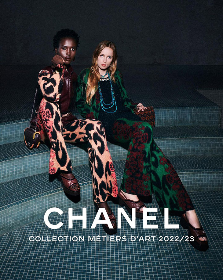 Amar Akway & Rianne van Rompaey Model Chanel Pre-Fall 2023
