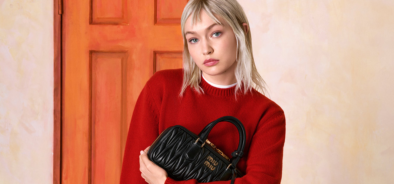 Gigi Hadid is the Face of Miu Miu Arcadie Bag 2023 Collection