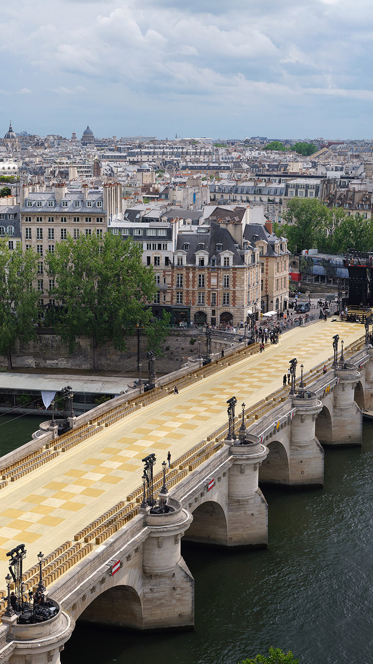 Louis Vuitton Spring-Summer 2024 Show Hastag LVMENSS24 Pharrell