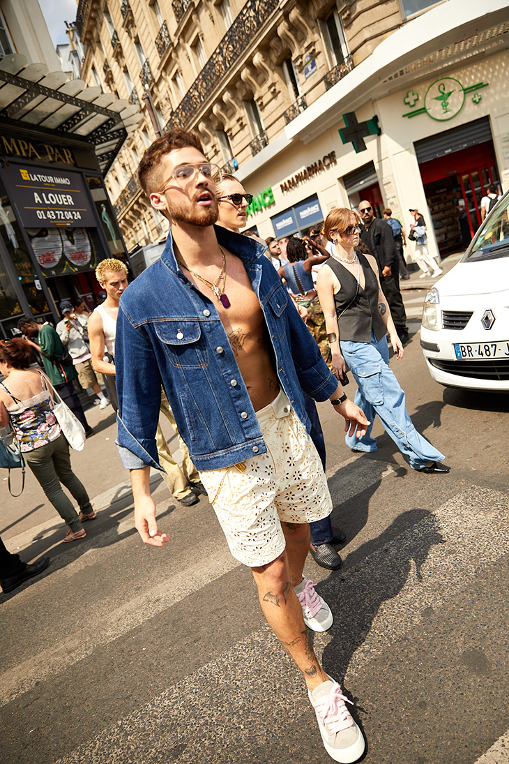 Paris Fashion Week Men's SS24 Street Style