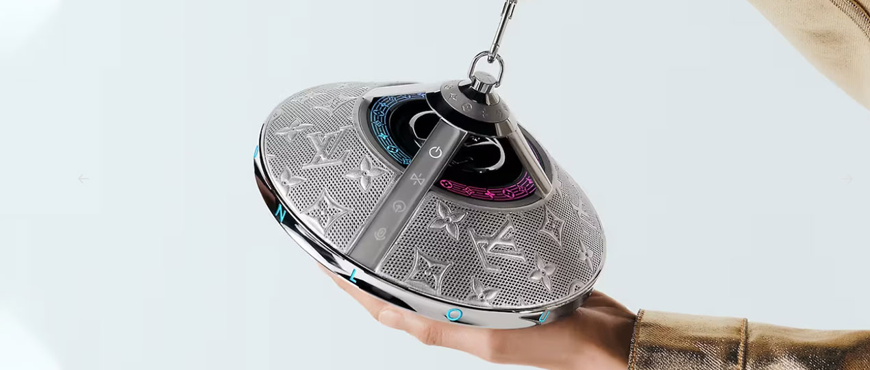 The Silver Version of Louis Vuitton's Horizon Speaker Is Here