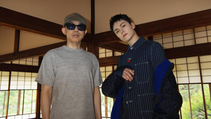 Vernon joined by Creative Director Nigo - Photo ©Kenzo