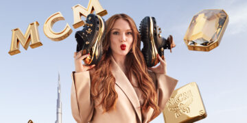 Lindsay Lohan x MCM x CROCS in DUBAI