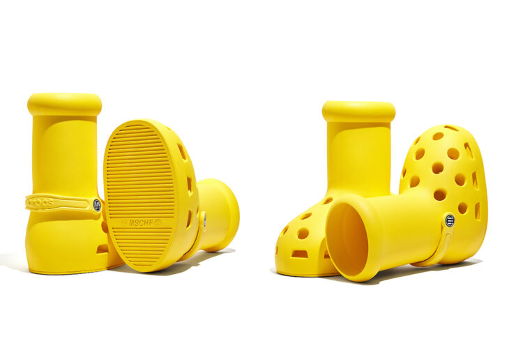 Crocs Joins The MSCHF With Big Yellow Boot Release