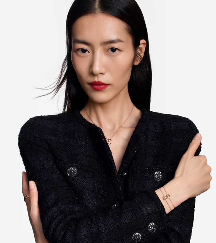 Liu Wen & Jing Boran Model Chanel Coco Crush Jewelry Collection