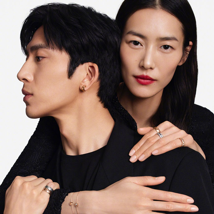 Liu Wen & Jing Boran Model Chanel Coco Crush Jewelry Collection