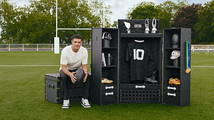 Louis Vuitton Unveils its Debut Malle Vestiaire With Rugby Icon Dan Carter