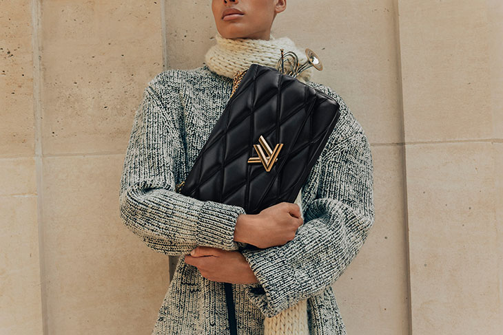 Louis Vuitton on X: Feminine and masculine codes combine. Peggy