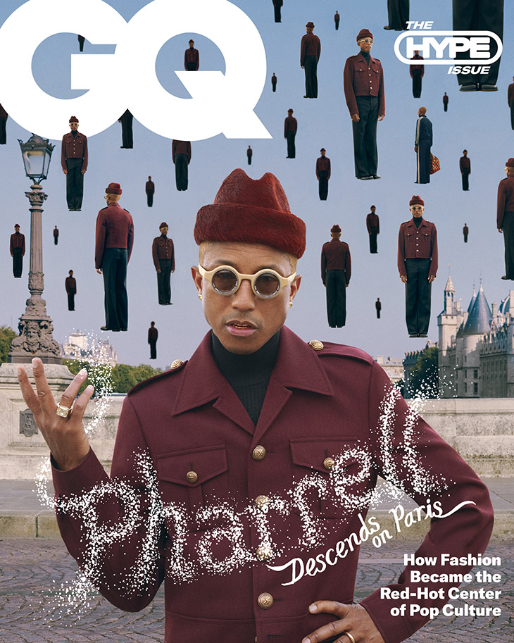 Pharrell Williams Covers GQ Magazine September 2023 Issue