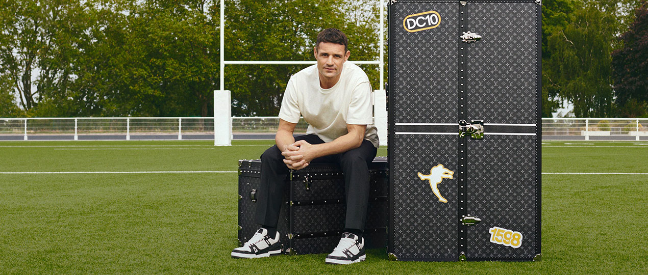 Louis Vuitton Unveils its Debut Malle Vestiaire With Rugby Icon Dan Carter