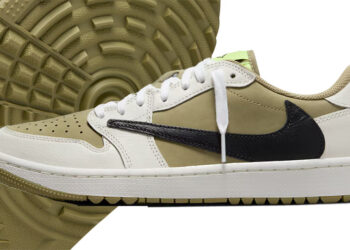Travis Scott x Jordan 1 Low Golf ‘Neutral Olive’ Release