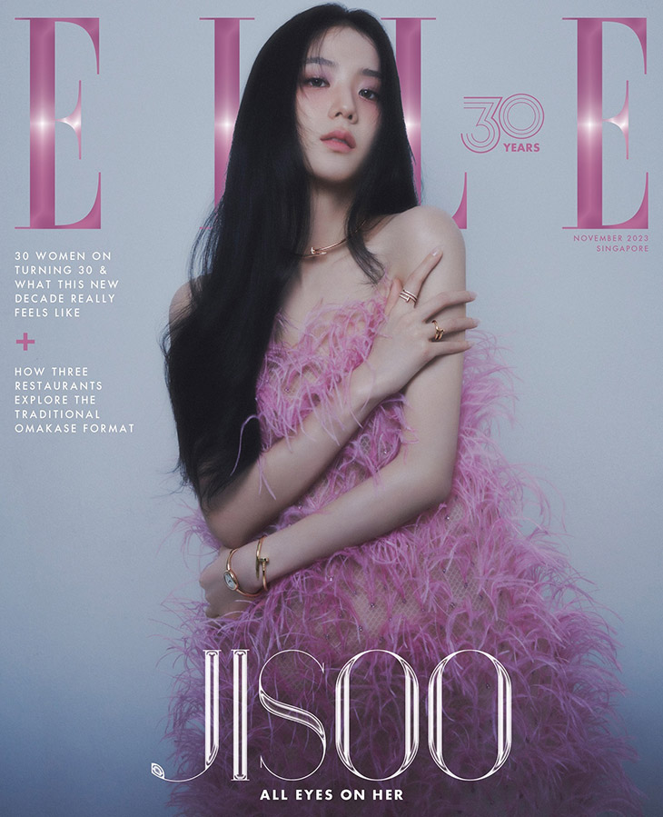 BLACKPINK Jisoo for the cover of ELLE Korea.