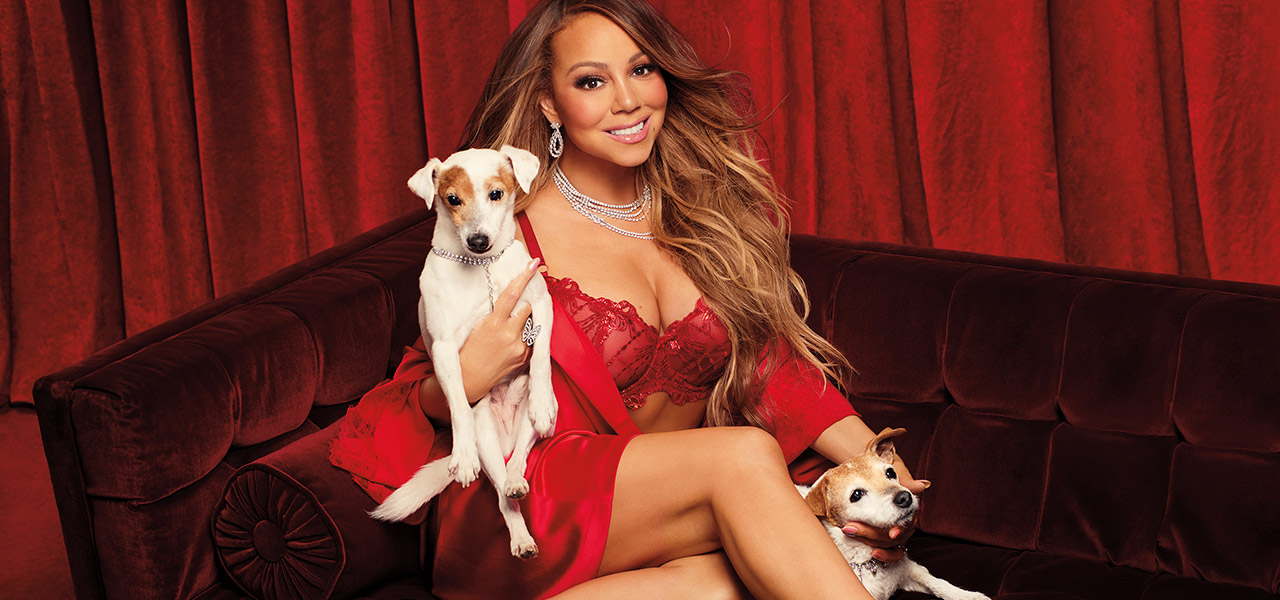 Mariah Carey Models Victoria's Secret Holiday 2023 Collection