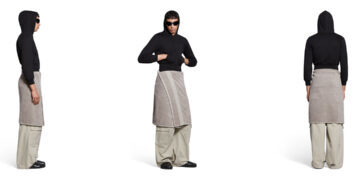 Wrap Up in Luxury for $925 With Balenciaga’s Towel Skirt