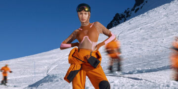 Iris Law Models adidas by Stella McCartney s Inaugural Ski Collection
