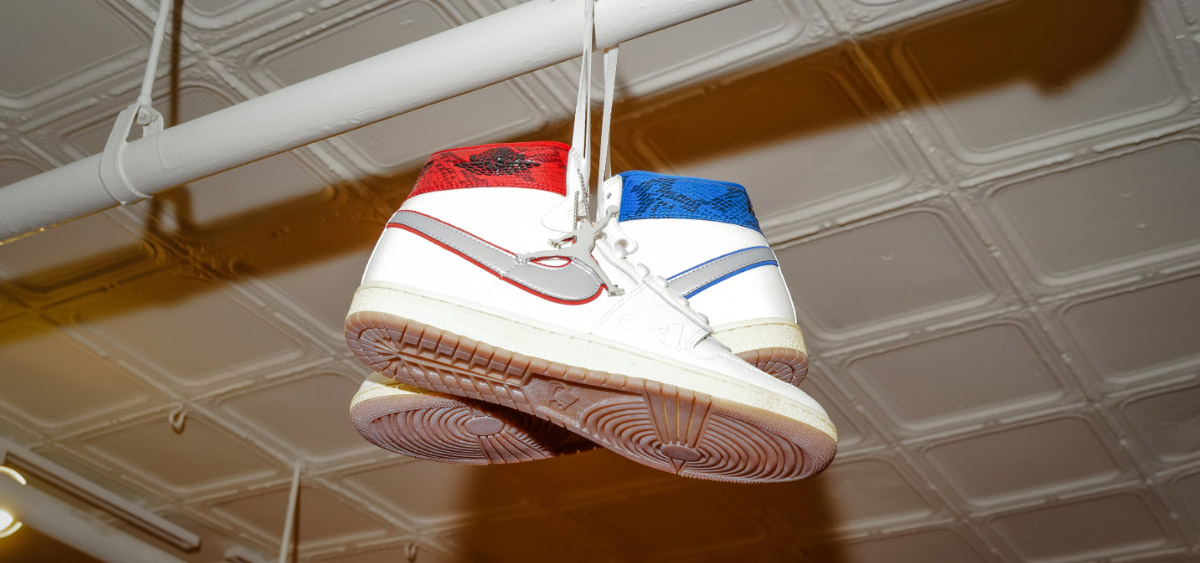 JORDAN AIR SHIP × AWAKE 28.5 Awake NY x Jordan Air Ship University Red FN8675-100