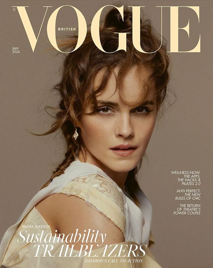 Sustainability Trailblazer British Vogue January 2024 Covers
