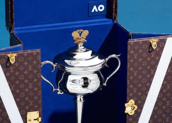 Tennis Meets Luxury: Louis Vuitton Trophy Trunk